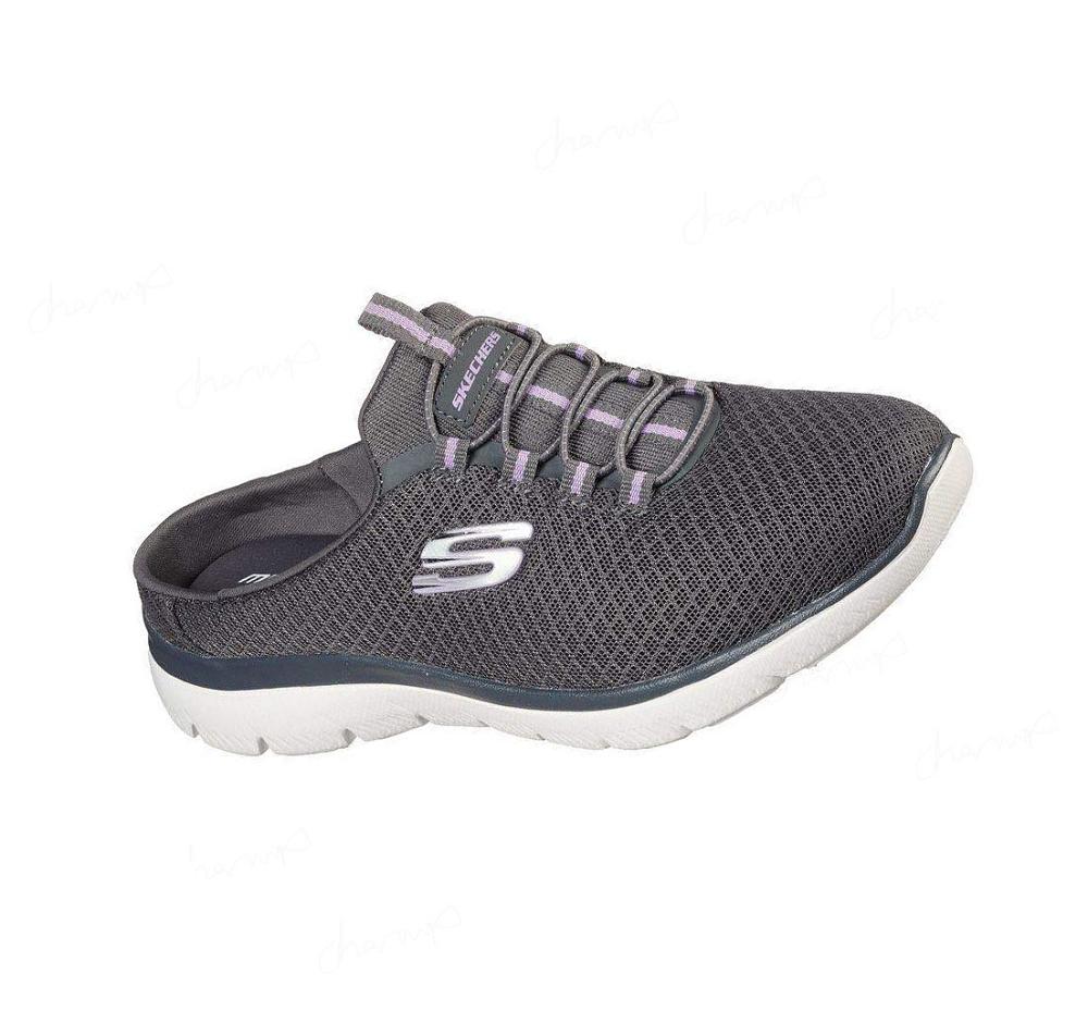 Zapatillas Sin Cordones Skechers Summits - Swift Step Mujer Gris Lavanda | 552A0_AR