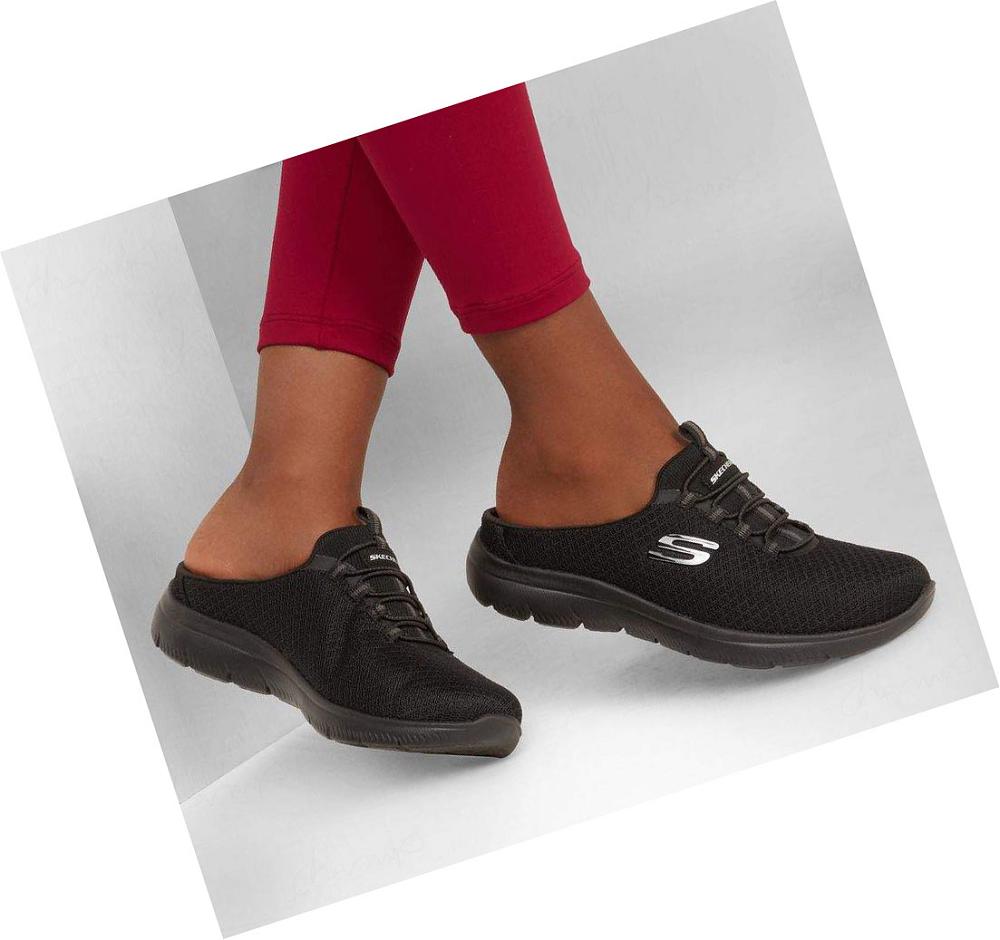 Zapatillas Sin Cordones Skechers Summits - Swift Step Mujer Negras | 5A998_AR