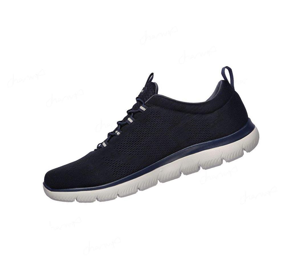 Zapatillas Sin Cordones Skechers Summits - Louvin Hombre Azul Marino | A30TD_AR