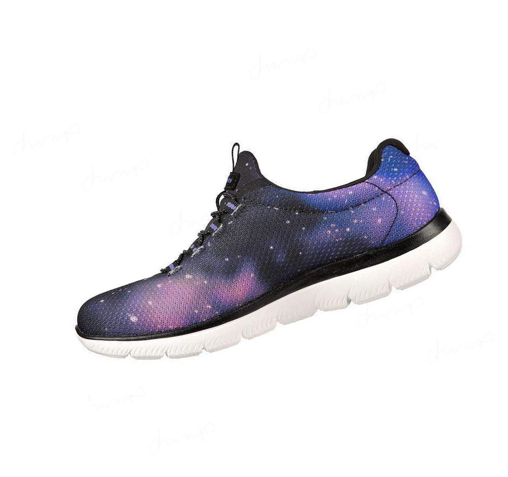 Zapatillas Sin Cordones Skechers Summits - Galaxy Dream Mujer Negras Multicolor | T669Q_AR