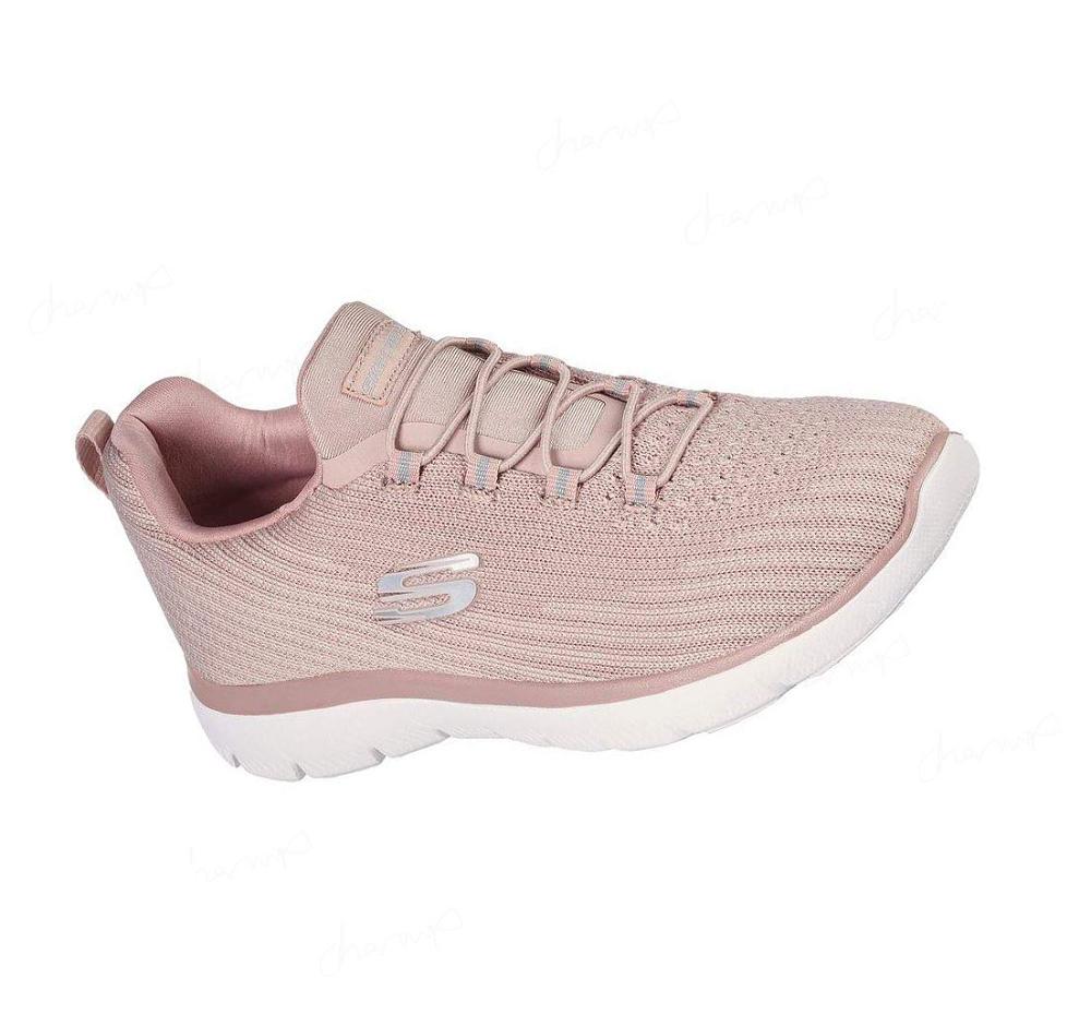 Zapatillas Sin Cordones Skechers Summits - Cool Dash Mujer Rosas | T6AAA_AR