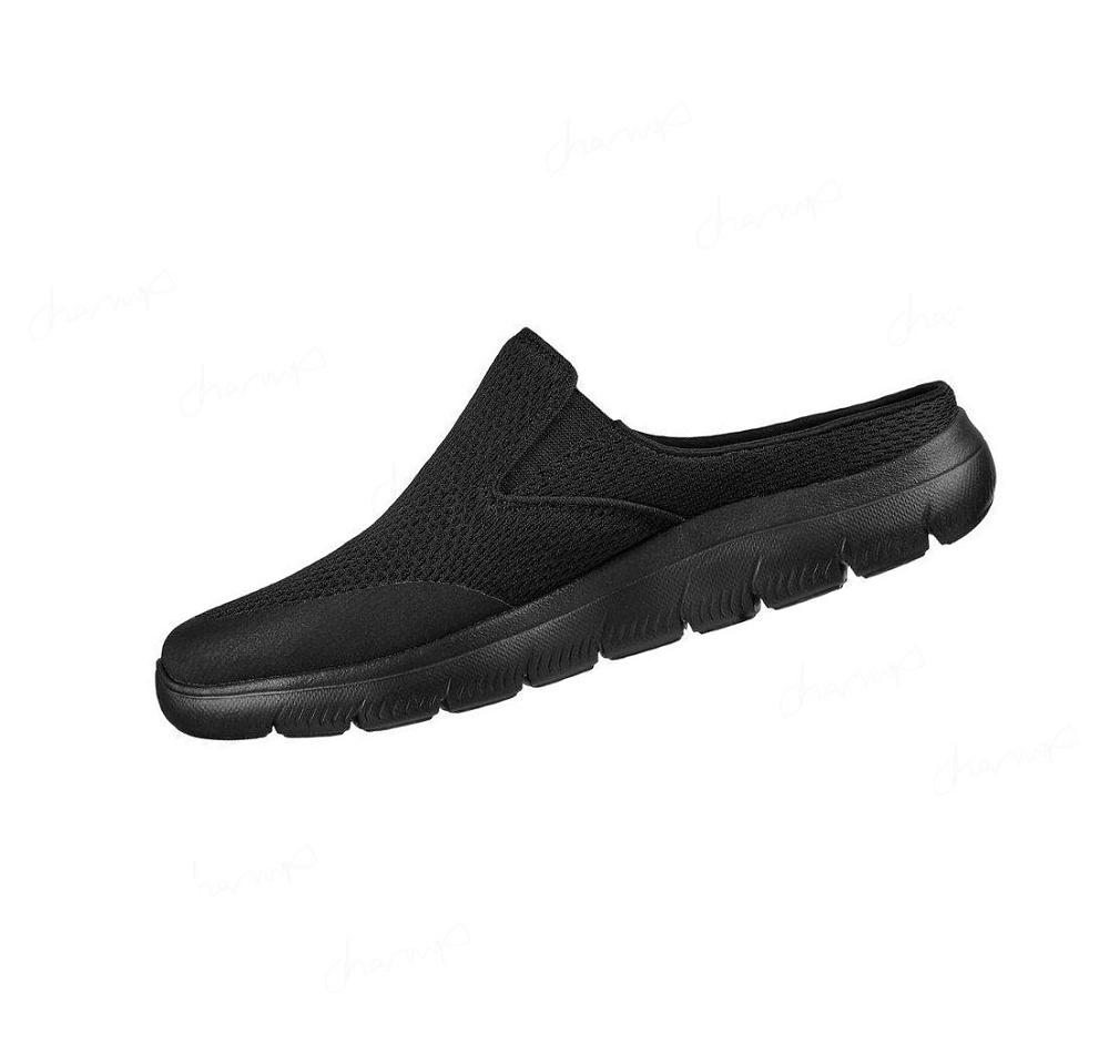 Zapatillas Sin Cordones Skechers Summits - Vindicator Hombre Negras | T8893_AR