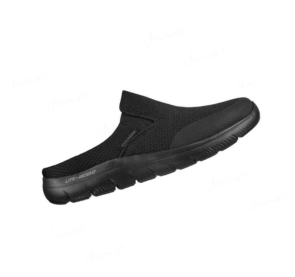 Zapatillas Sin Cordones Skechers Summits - Vindicator Hombre Negras | T8893_AR