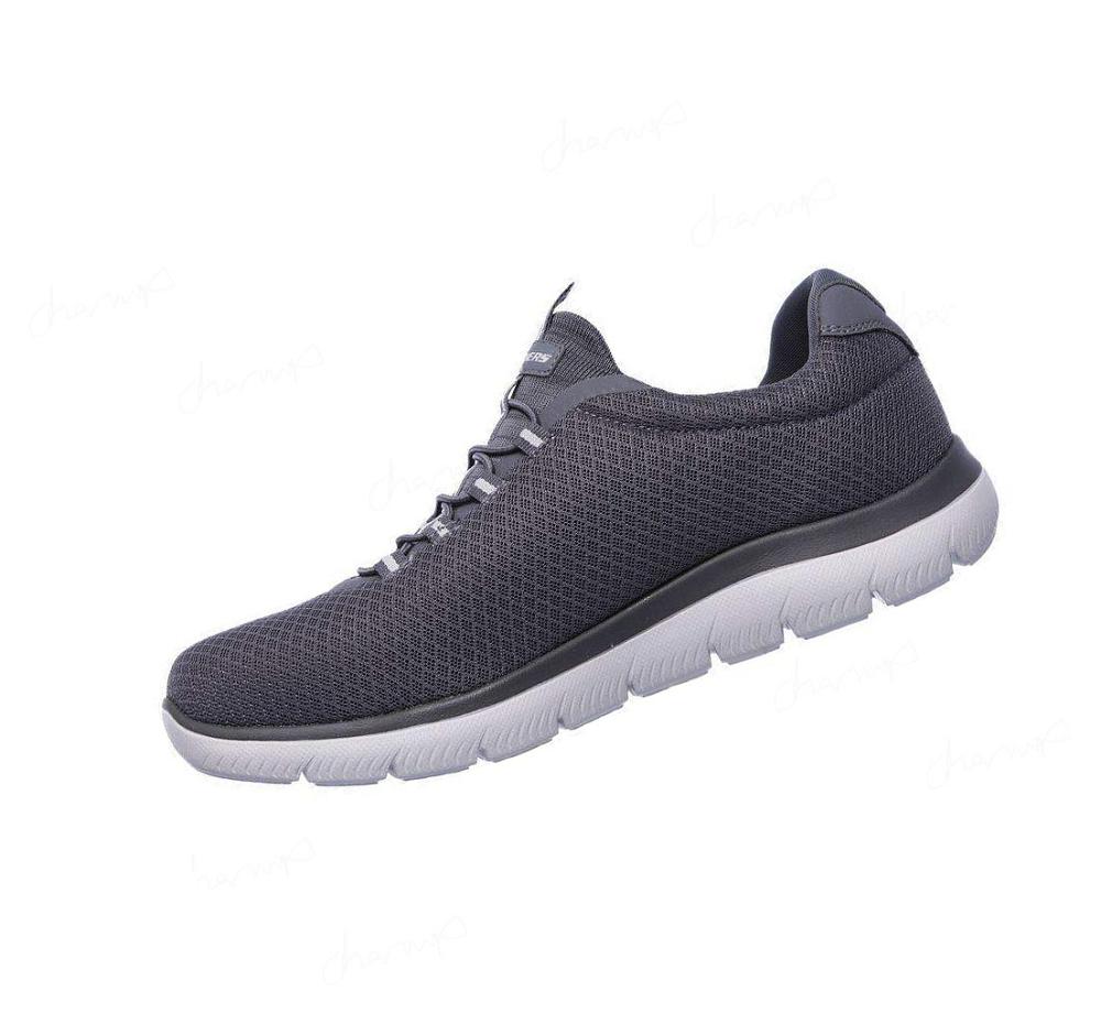 Zapatillas Sin Cordones Skechers Summits Hombre Gris | T912L_AR