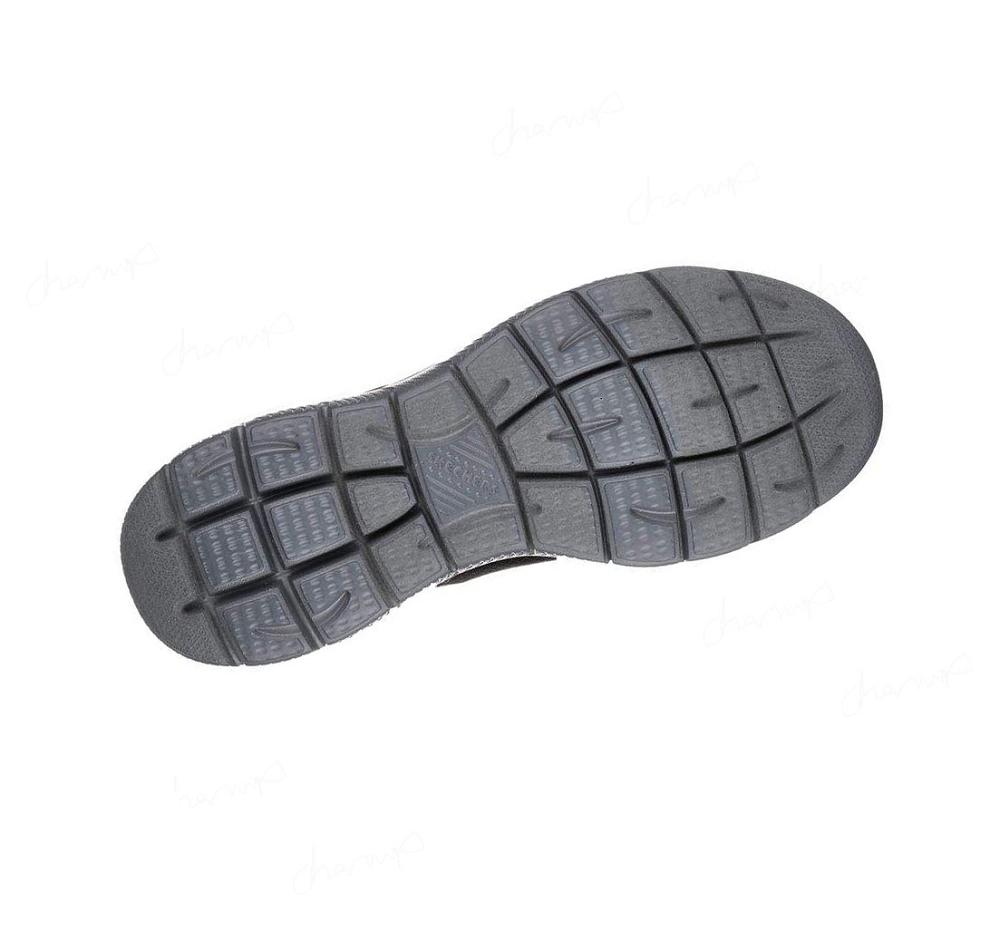 Zapatillas Sin Cordones Skechers Summits Hombre Negras Gris | T91AS_AR