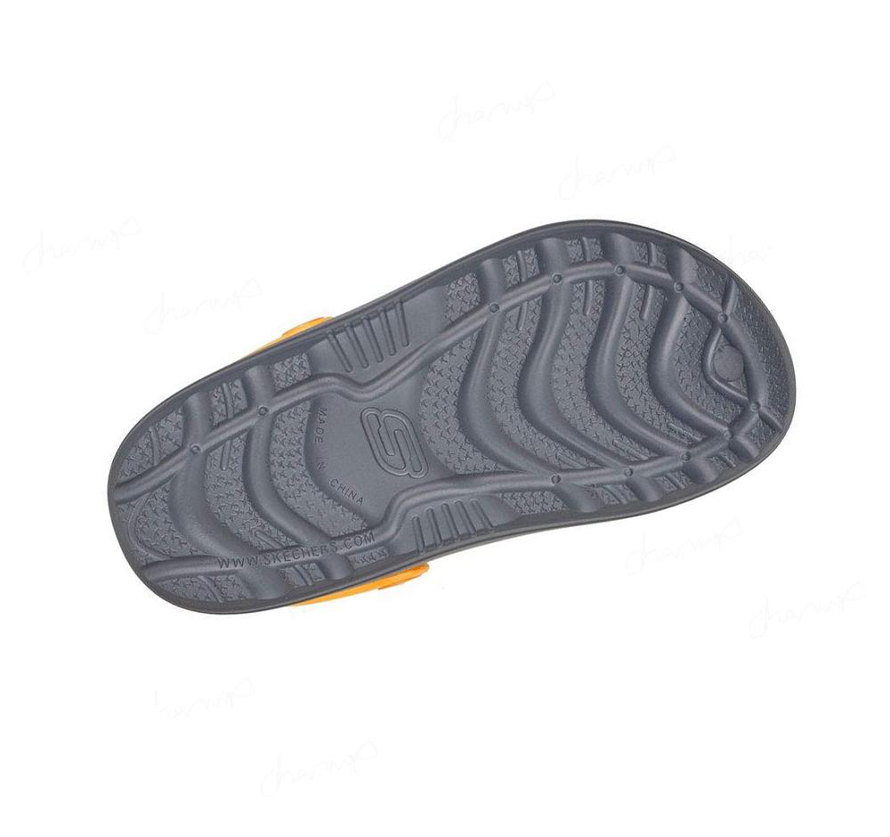 Zapatillas Sin Cordones Skechers Swifters II - Be Warmer Forro Niño Gris Naranjas | T692B_AR