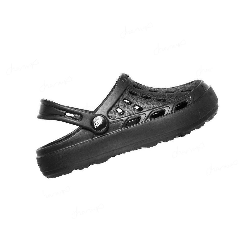 Zapatillas Sin Cordones Skechers Swifters Niño Negras | T6T8L_AR