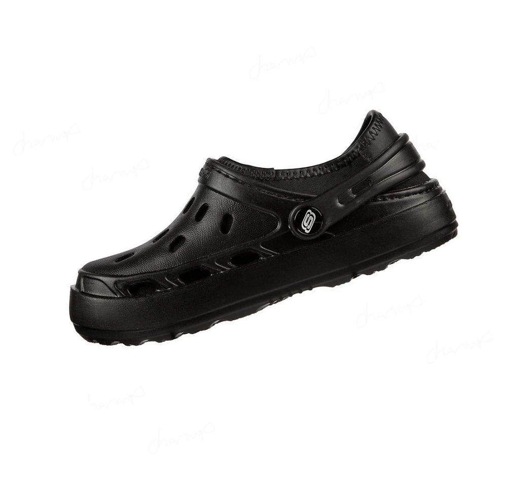 Zapatillas Sin Cordones Skechers Swifters II - Be Warmer Forro Niño Negras | TT03A_AR