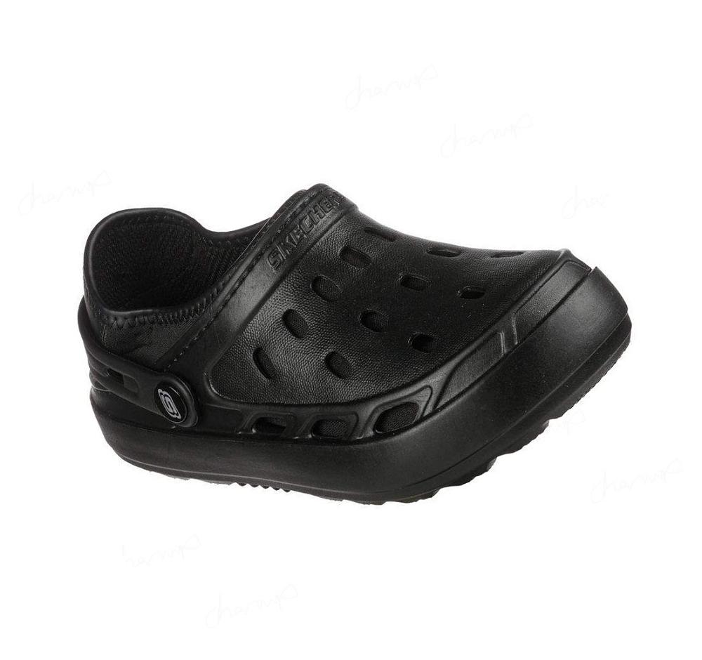 Zapatillas Sin Cordones Skechers Swifters II - Be Warmer Forro Niño Negras | TT03A_AR