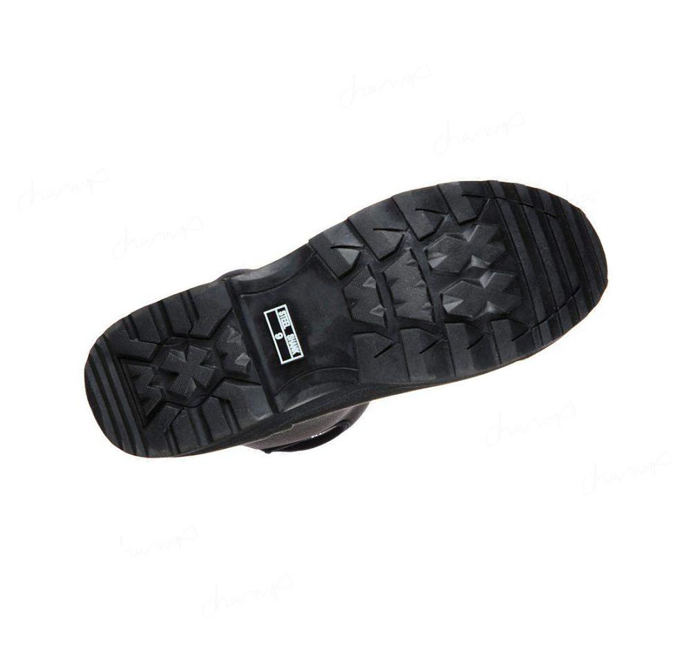 Zapatillas Sin Cordones Skechers Trabajo: Weirton WP Hombre Negras | 36325_AR