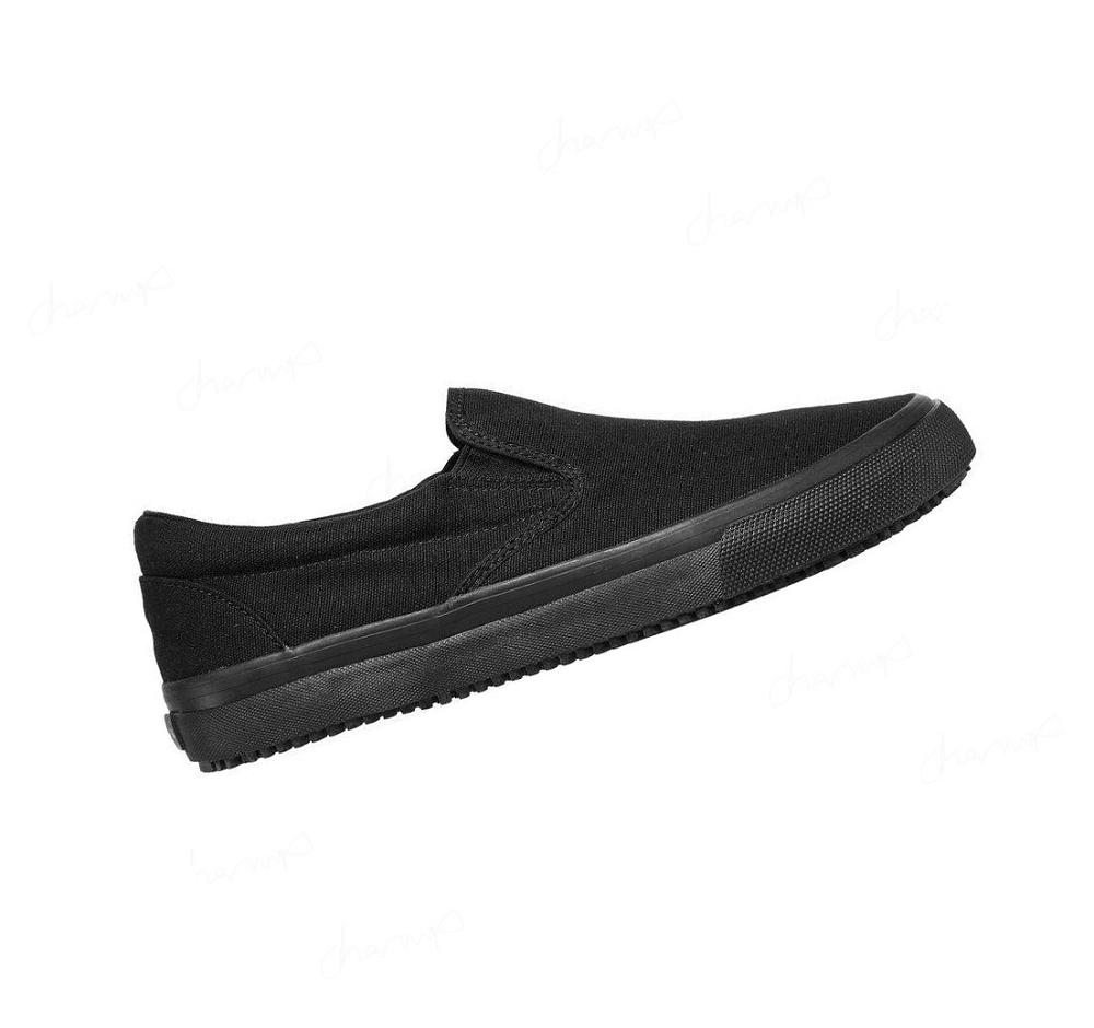 Zapatillas Sin Cordones Skechers Trabajo: Delvee - Bitalo SR Hombre Negras | 3682C_AR