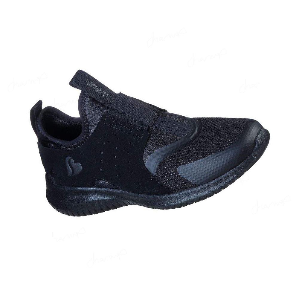 Zapatillas Sin Cordones Skechers Ultra Flex - Academic Runner Niña Negras | 56950_AR