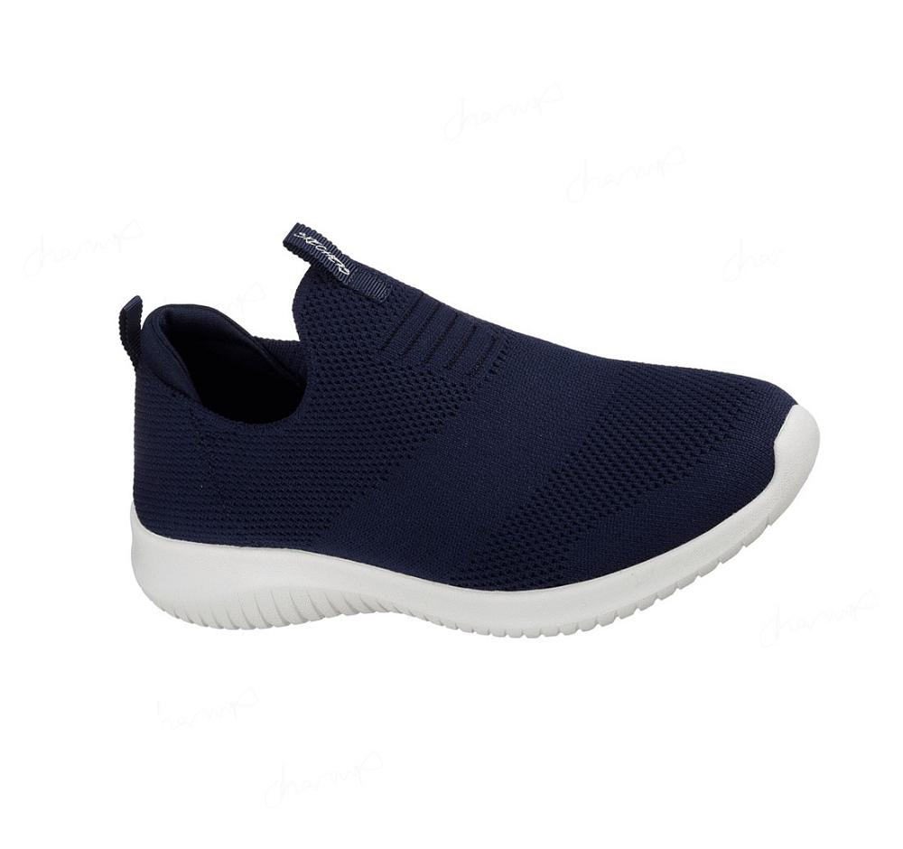 Zapatillas Sin Cordones Skechers Ultra Flex - First Take Mujer Azul Marino | 56TAL_AR