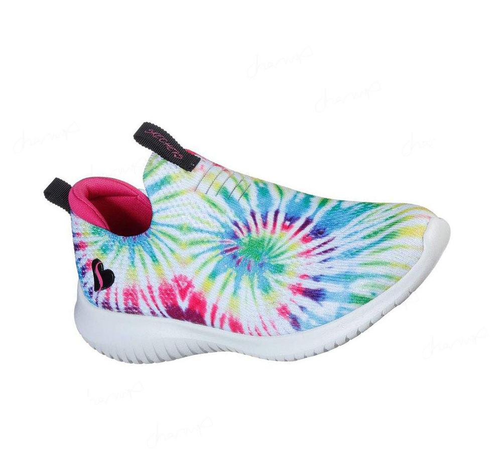 Zapatillas Sin Cordones Skechers Ultra Flex - Groovin Vibe Niña Multicolor | 5820B_AR