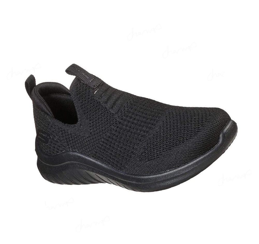 Zapatillas Sin Cordones Skechers Ultra Flex 2.0 - Mirkon Niño Negras | T8T6A_AR