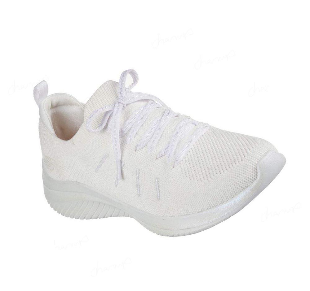 Zapatillas Sin Cordones Skechers Ultra Flex 3.0 - Glowing Sky Mujer Blancas | TT3A0_AR