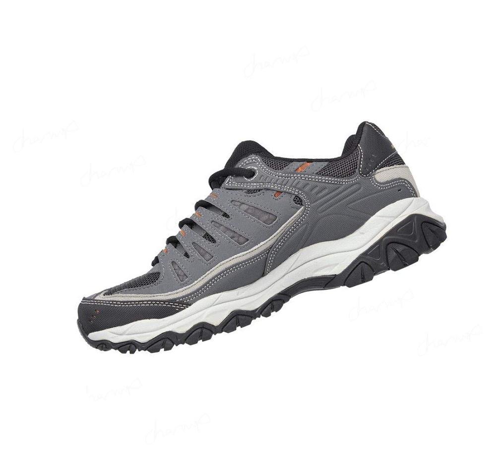 Zapatillas Skechers After Burn - Memory Fit Hombre Gris | 3962S_AR