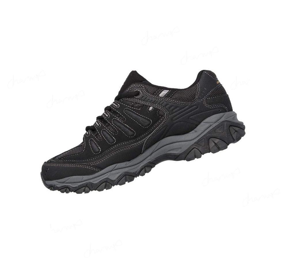 Zapatillas Skechers After Burn - Memory Fit Hombre Negras | 396A0_AR