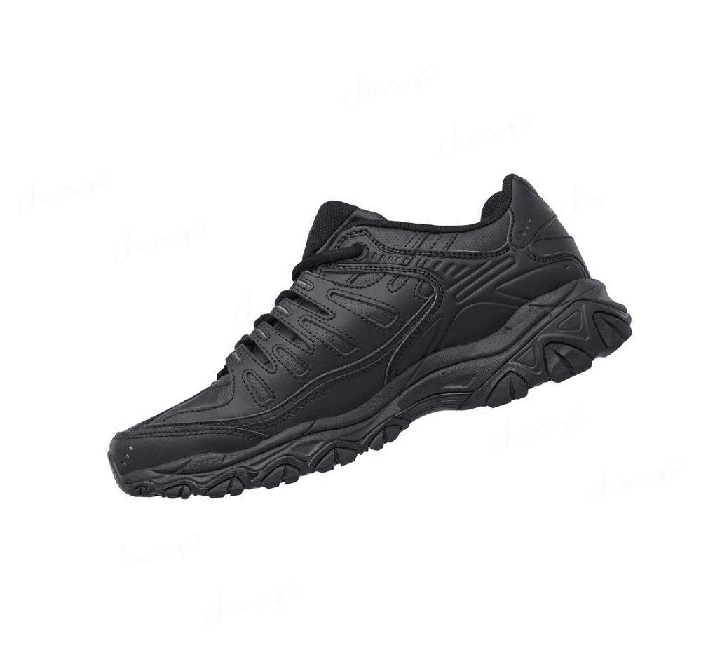 Zapatillas Skechers After Burn Memory Fit - Reprint Hombre Negras | 3950A_AR