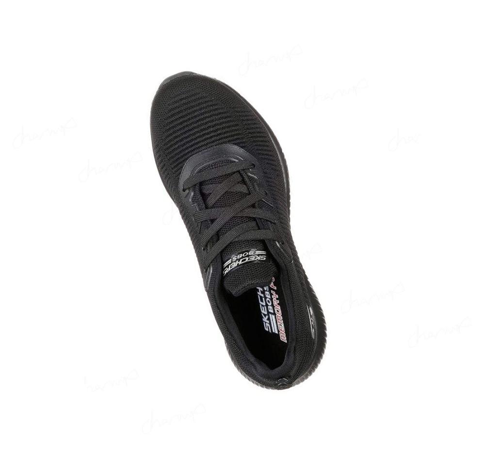 Zapatillas Skechers BOBS Deporte Squad - Tough Talk Mujer Negras | 6659P_AR