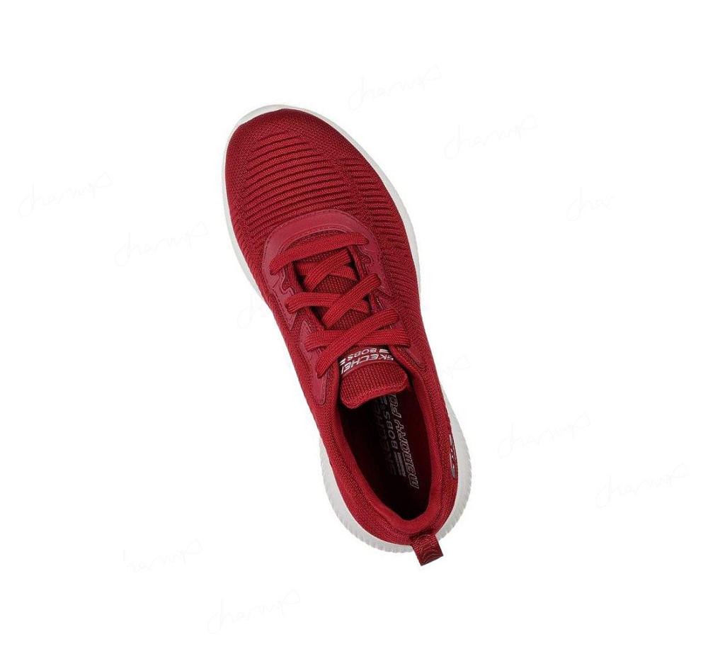 Zapatillas Skechers BOBS Deporte Squad - Tough Talk Mujer Rojas | 668AK_AR