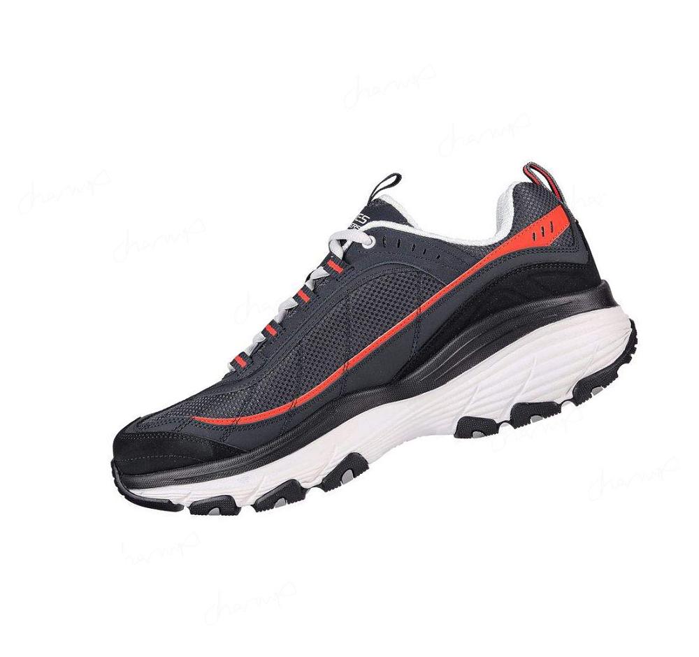 Zapatillas Skechers D'Lites Arch Fit - Better Self Hombre Azul Marino Naranjas | 556AA_AR