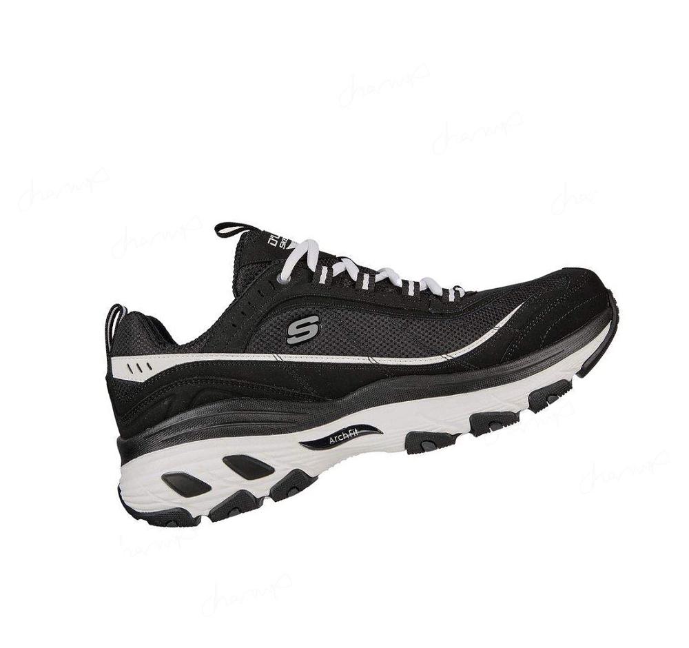 Zapatillas Skechers D'Lites Arch Fit - Better Self Hombre Negras Gris | 55T53_AR