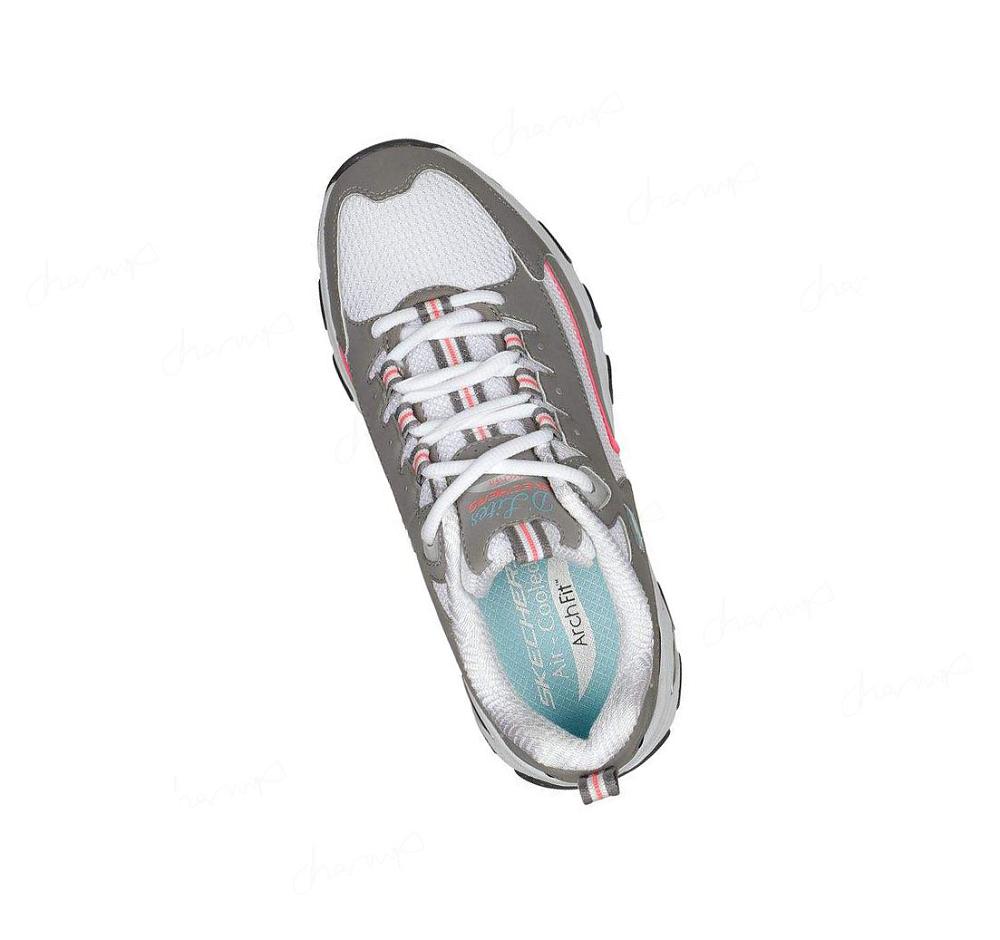 Zapatillas Skechers D'Lites Arch Fit - Better Me Mujer Gris Rosas | T119G_AR