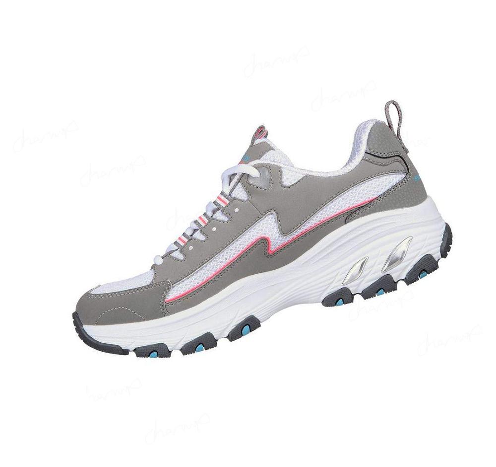 Zapatillas Skechers D'Lites Arch Fit - Better Me Mujer Gris Rosas | T119G_AR