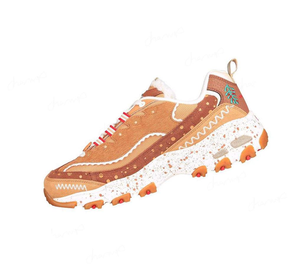 Zapatillas Skechers D'Lites - Gingerbread Mujer Marrones Marrones | A9T3A_AR