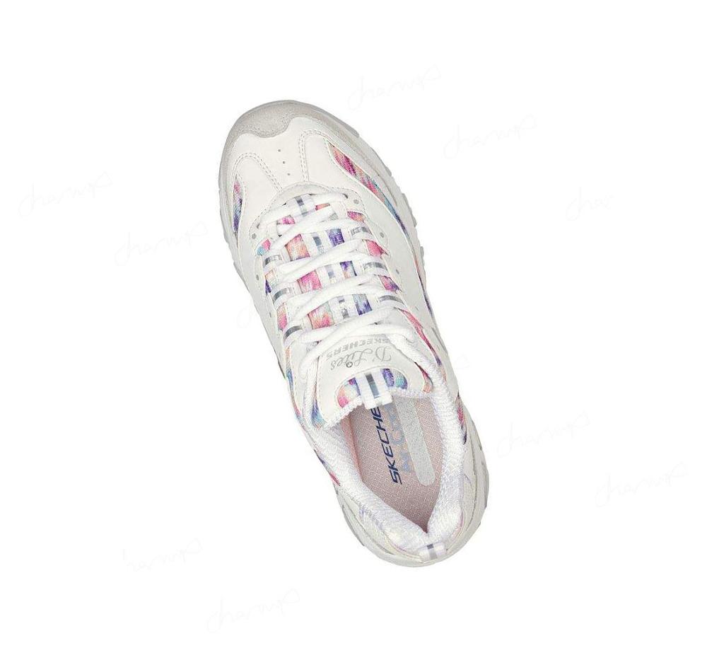 Zapatillas Skechers D'Lites - Majestic View Mujer Blancas Multicolor | T09TQ_AR