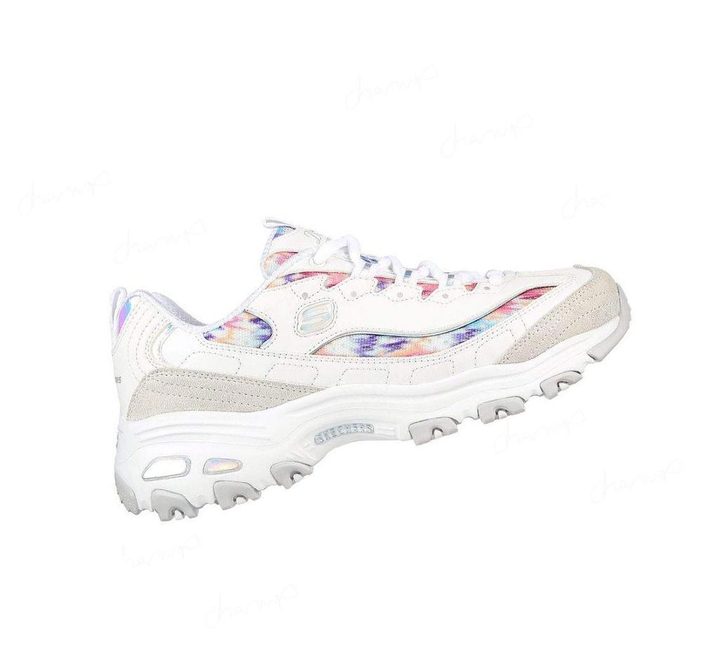 Zapatillas Skechers D'Lites - Majestic View Mujer Blancas Multicolor | T09TQ_AR