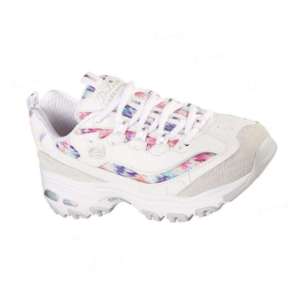 Zapatillas Skechers D\'Lites - Majestic View Mujer Blancas Multicolor | T09TQ_AR