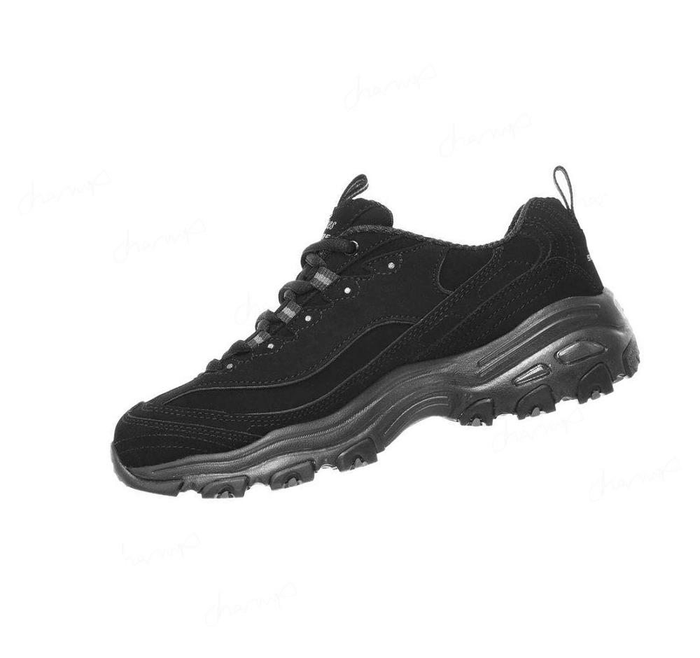 Zapatillas Skechers D'Lites - Play On Mujer Negras | I5980_AR