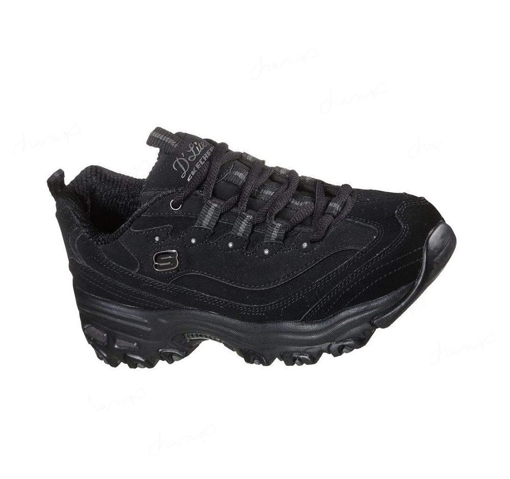 Zapatillas Skechers D\'Lites - Play On Mujer Negras | I5980_AR