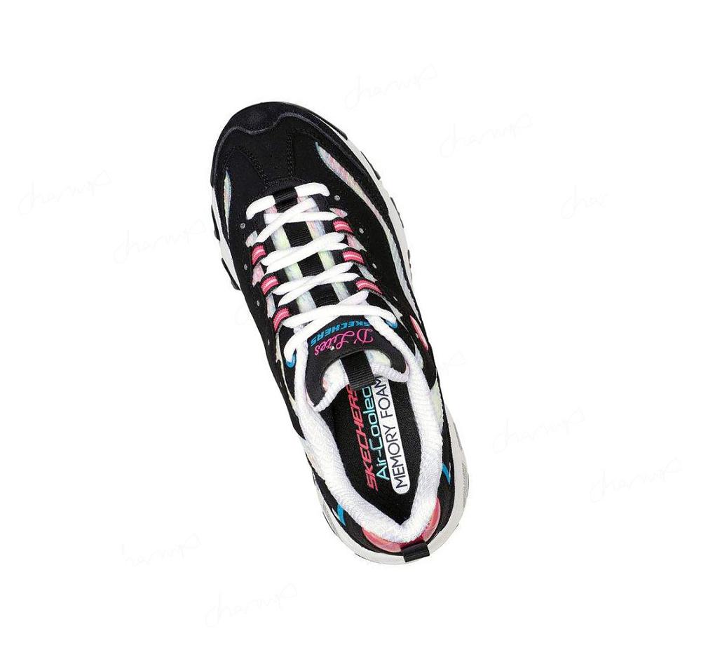 Zapatillas Skechers D'Lites - Sweet Moments Mujer Negras Multicolor | 50T3P_AR