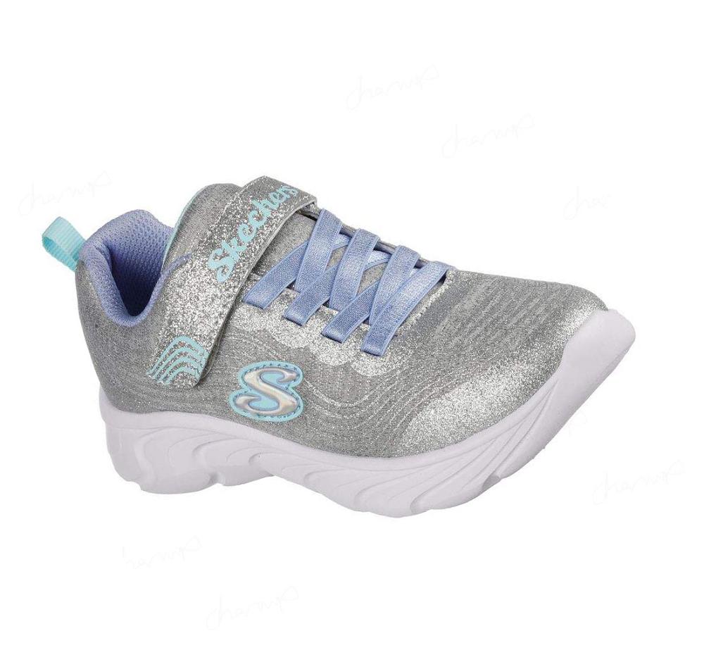 Zapatillas Skechers Dynamic Dash - Infinite Shimmer Niña Gris Claro | TA20S_AR