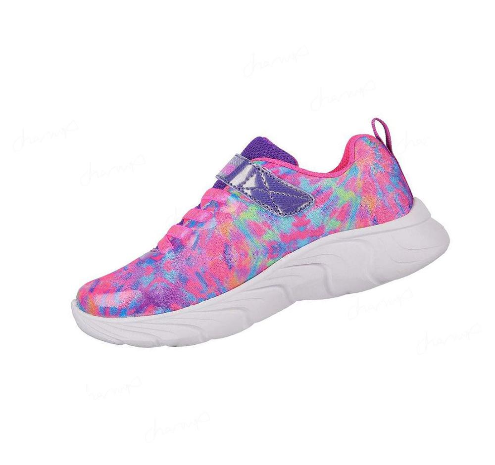 Zapatillas Skechers Dynamic Dash - Vivid Paint Niña Moradas Multicolor | TAA5X_AR