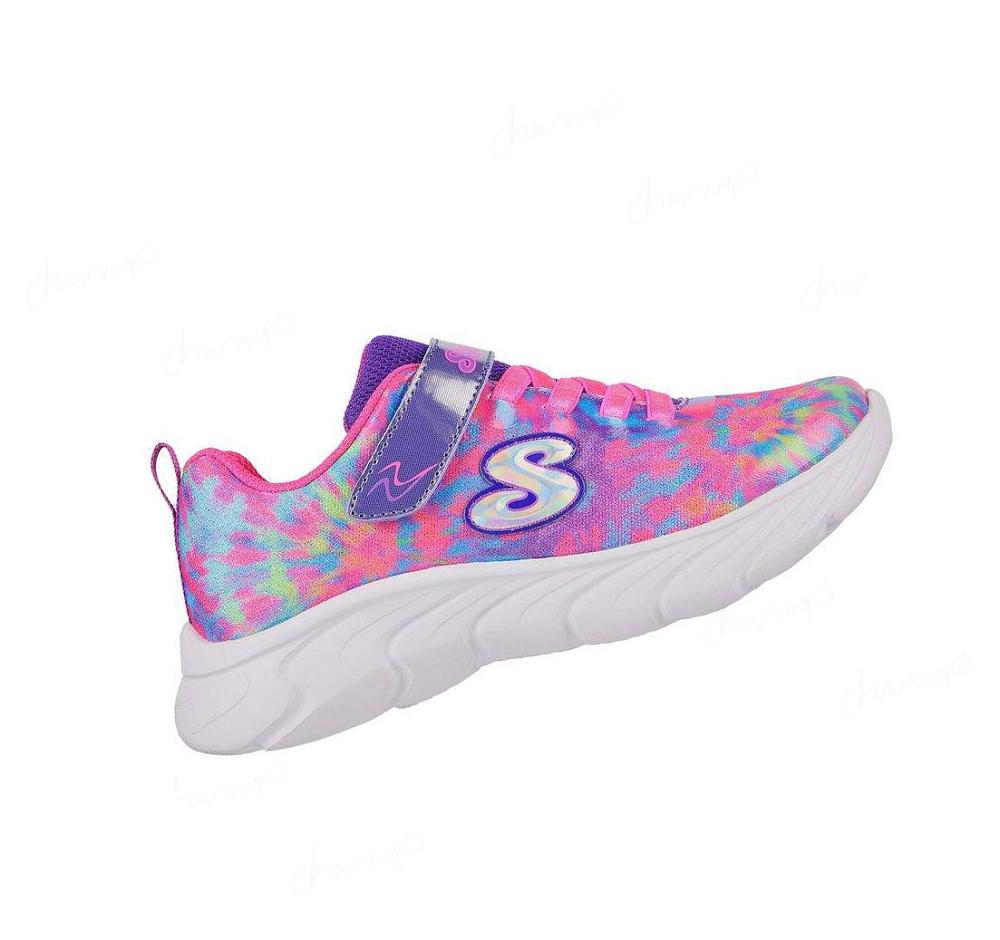 Zapatillas Skechers Dynamic Dash - Vivid Paint Niña Moradas Multicolor | TAA5X_AR