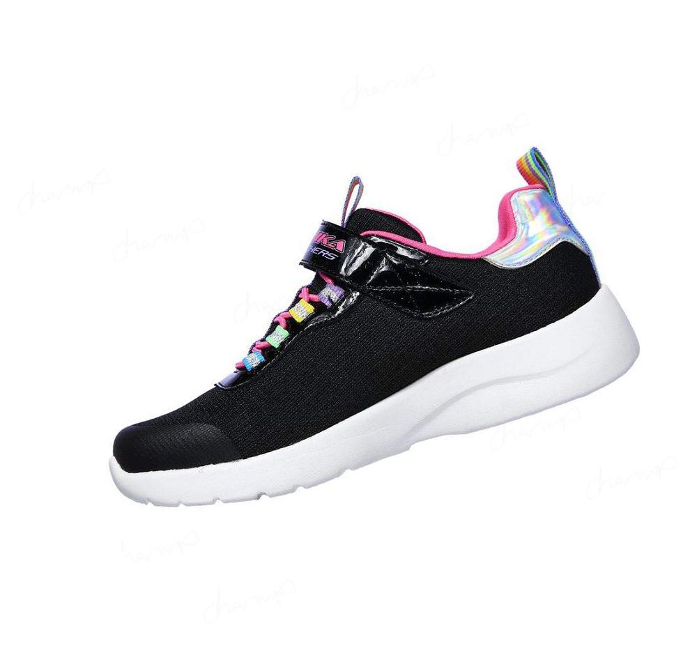 Zapatillas Skechers Dynamight 2.0 - Rockin' Rainbow Niña Negras Multicolor | TAT0L_AR