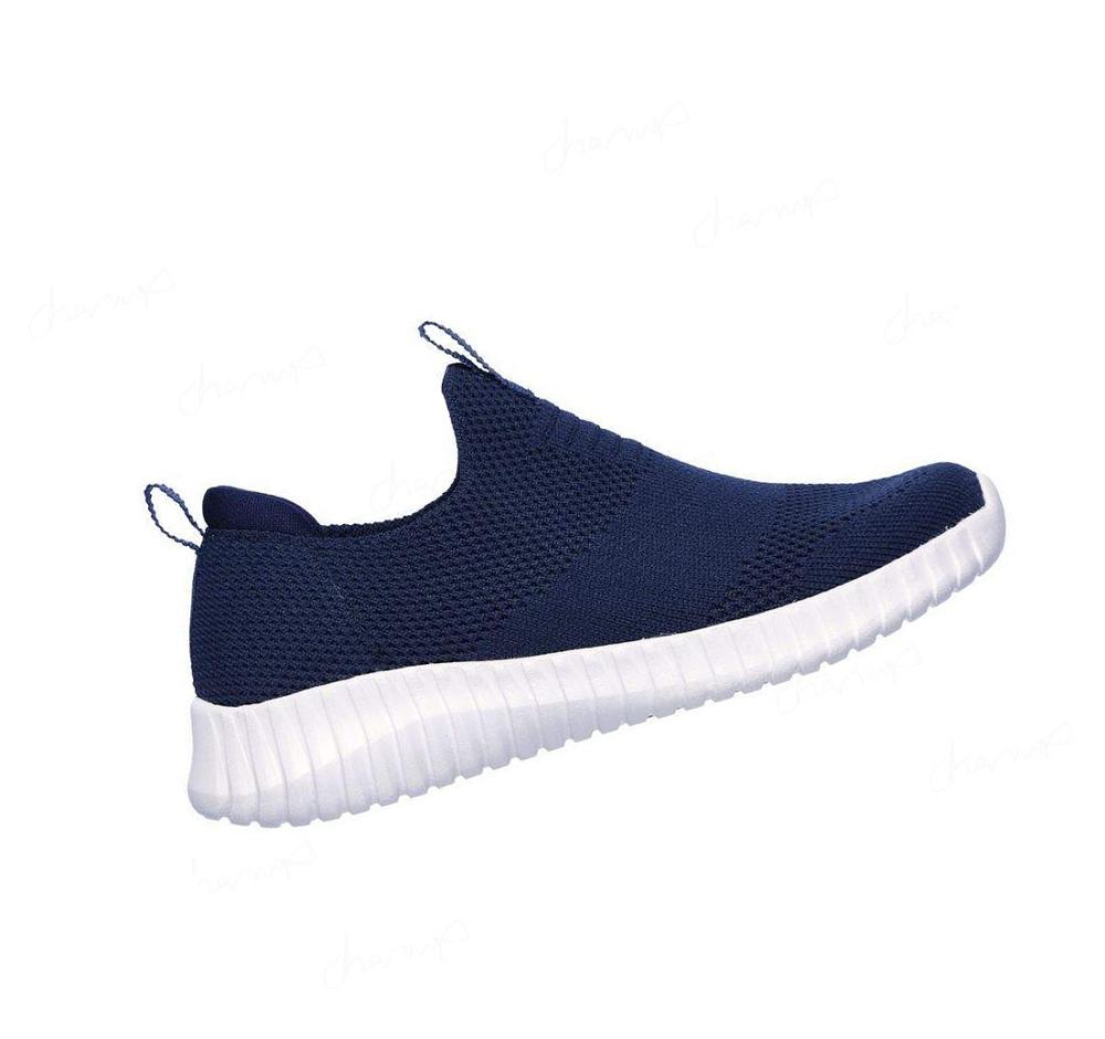 Zapatillas Skechers Elite Flex - Wasick Niño Azul Marino | T555B_AR