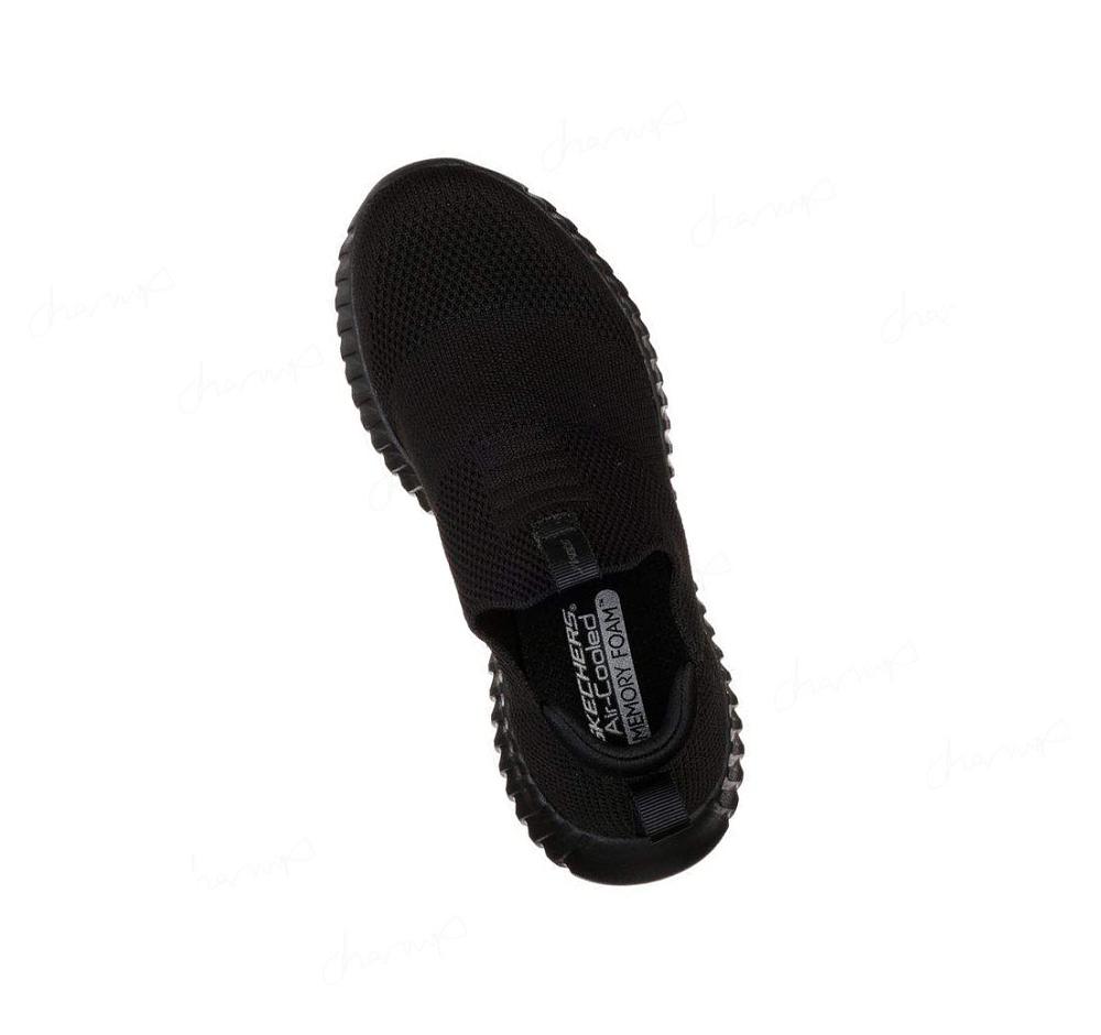 Zapatillas Skechers Elite Flex - Wasick Niño Negras | T953D_AR