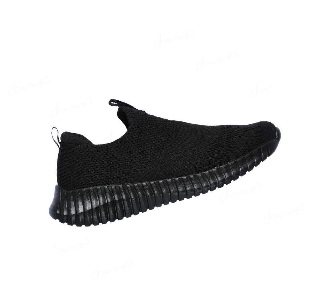 Zapatillas Skechers Elite Flex - Wasick Niño Negras | T953D_AR