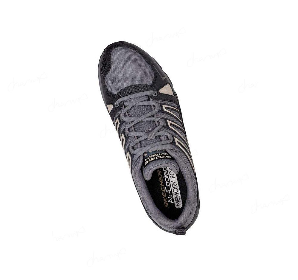 Zapatillas Skechers Escape Plan - Carretera Peak Hombre Gris Negras | A039X_AR