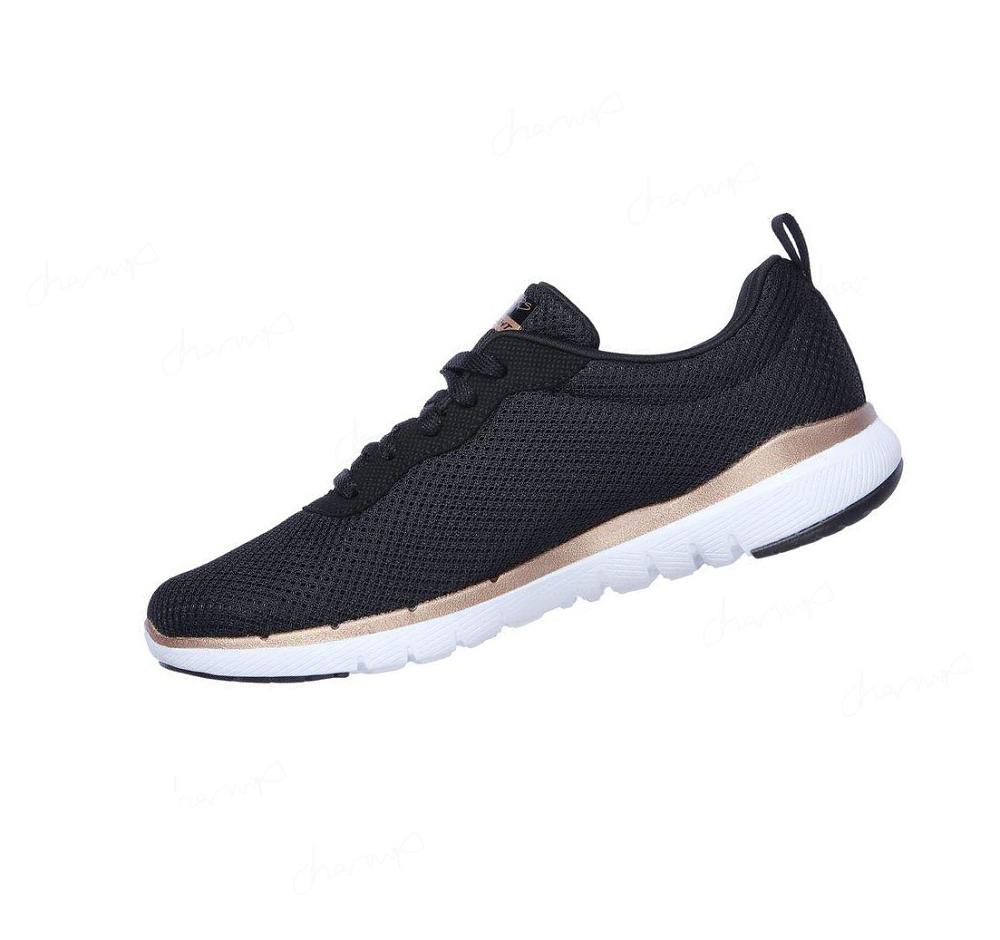 Zapatillas Skechers Flex Appeal 3.0 - First Insight Mujer Negras | 6TAAS_AR