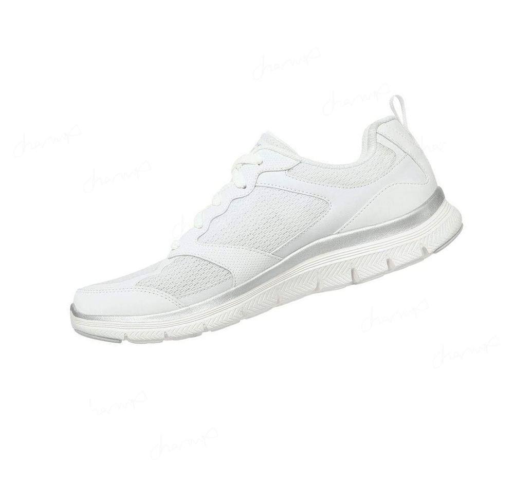 Zapatillas Skechers Flex Appeal 4.0 - Active Flow Mujer Blancas | T8ATG_AR