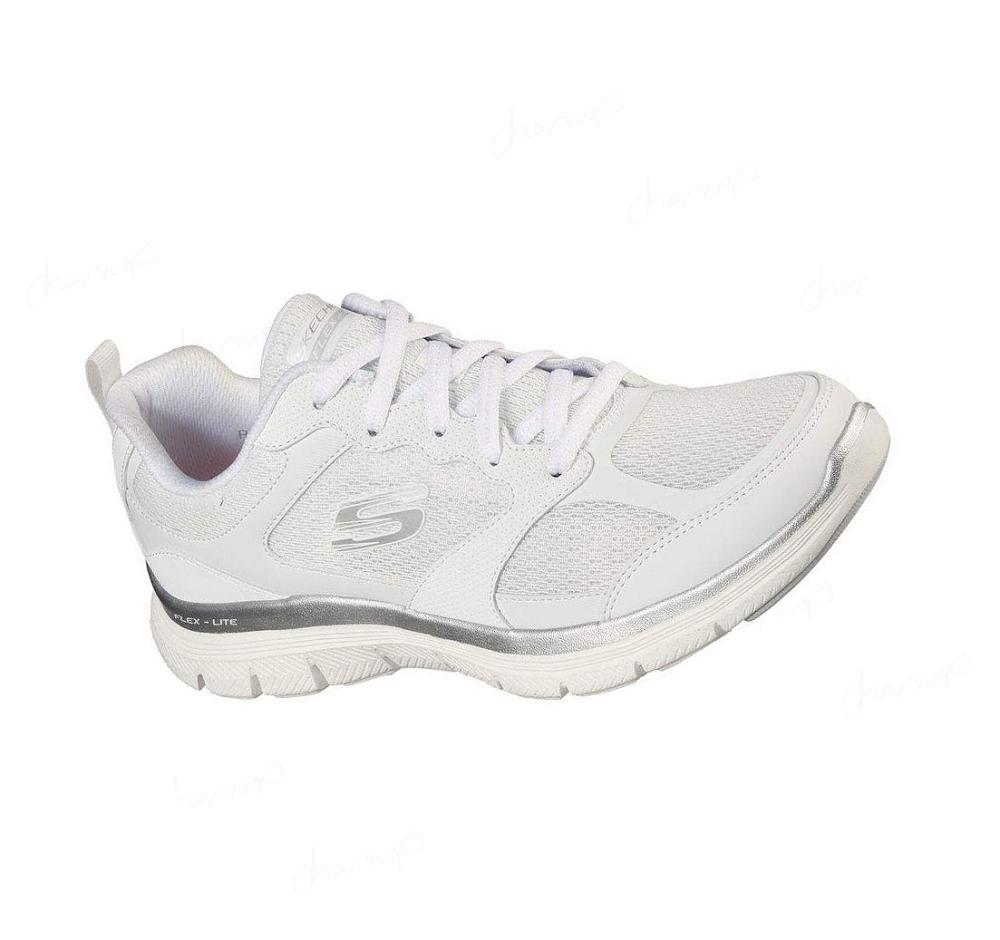 Zapatillas Skechers Flex Appeal 4.0 - Active Flow Mujer Blancas | T8ATG_AR