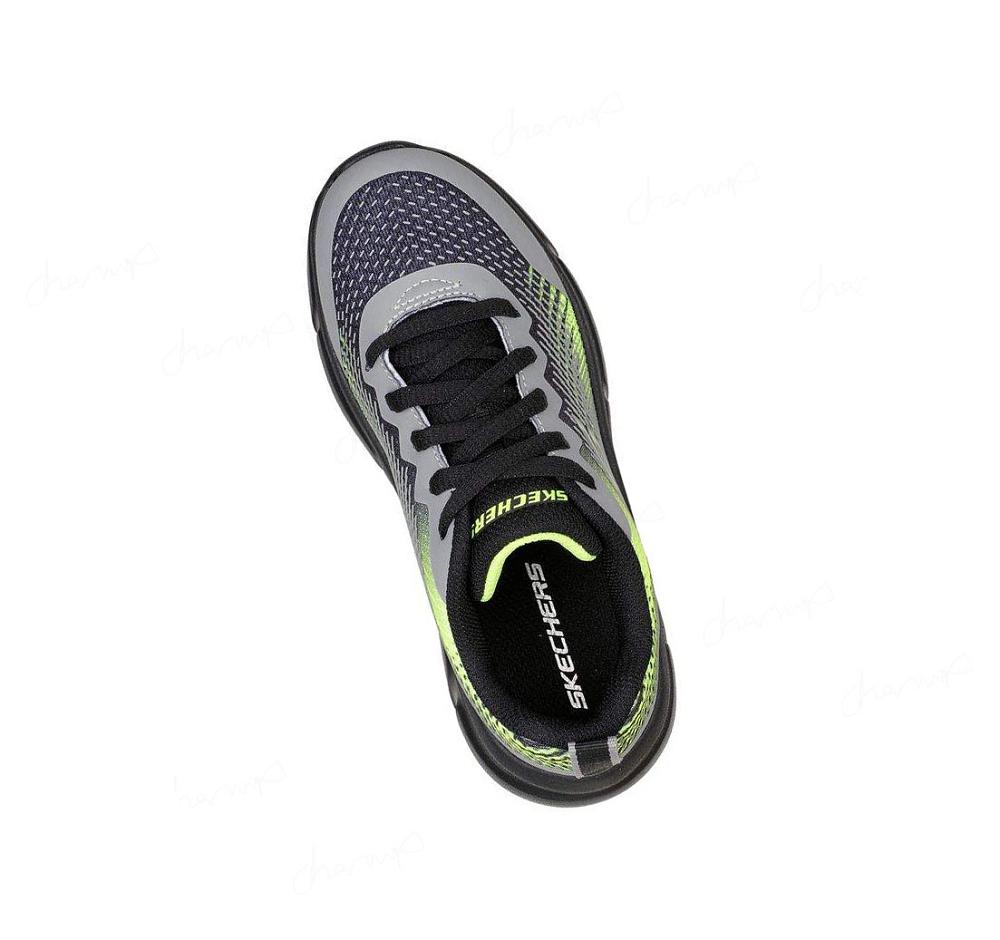 Zapatillas Skechers GO RUN 650 Niño Gris Negras | A0205_AR