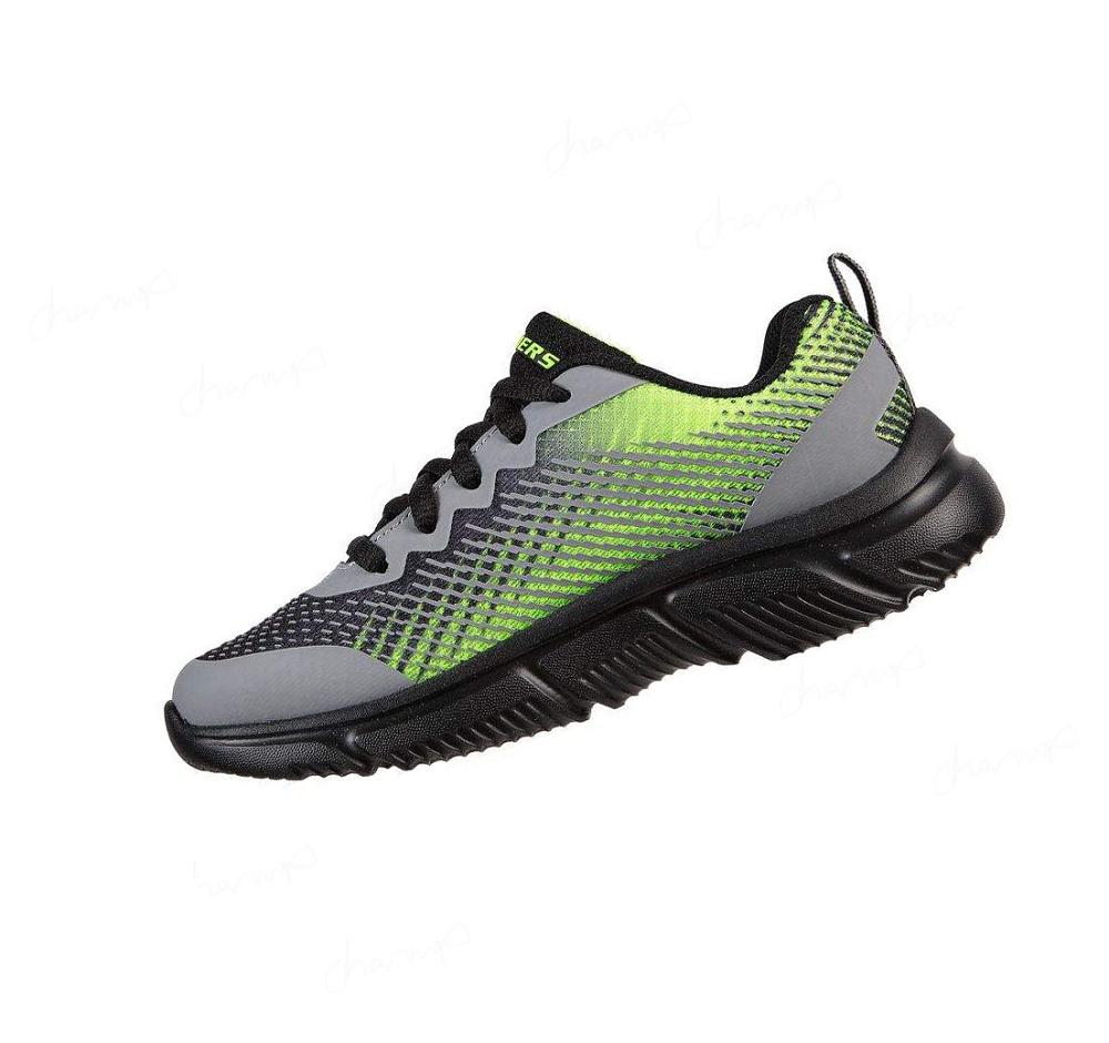 Zapatillas Skechers GO RUN 650 Niño Gris Negras | A0205_AR