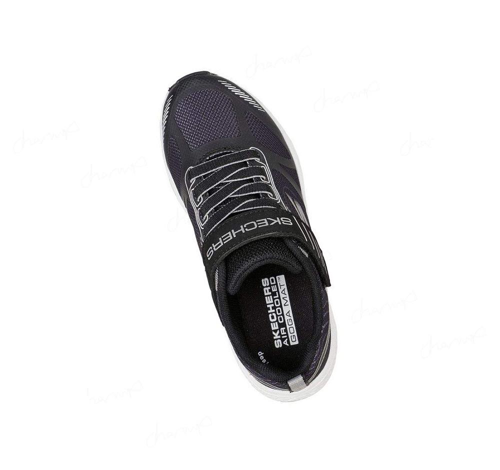 Zapatillas Skechers GO RUN Consistent - Kelpton Niño Negras Blancas | I820A_AR